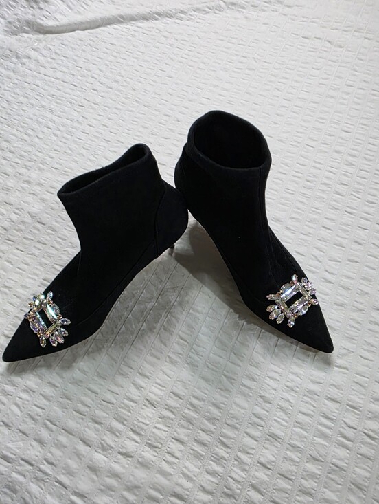 Kurt Geiger Shoes - Kurt Geiger Women Low Heel Boots Sz 36.5